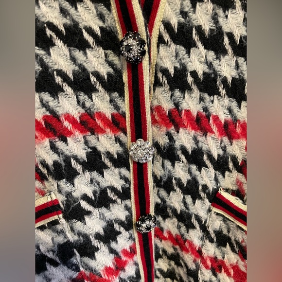 Houndstooth Jacket & Mini Skirt Set NWT Made in Italy - Picture 2 of 8